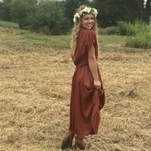 Free People Copper Dress